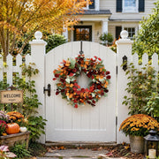 17.7-Inch Eucalyptus & Berry Fall Wreath