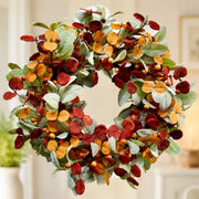 17.7-Inch Eucalyptus & Berry Fall Wreath