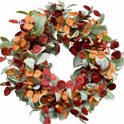 17.7-Inch Eucalyptus & Berry Fall Wreath