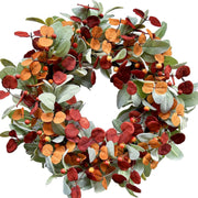 17.7-Inch Eucalyptus & Berry Fall Wreath