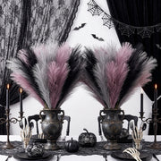 30-Piece Black & Gray Faux Pampas Grass Set
