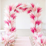 30-Piece Pink & White Faux Pampas Grass Set