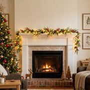 5.9FT Pre-Lit Christmas Greenery Garlands