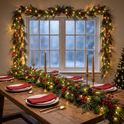 5.9FT Pre-Lit Christmas Greenery Garlands