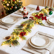5.9FT Pre-Lit Christmas Greenery Garlands
