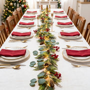 5.9FT Pre-Lit Christmas Greenery Garlands