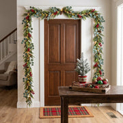 5.9FT Pre-Lit Christmas Greenery Garlands