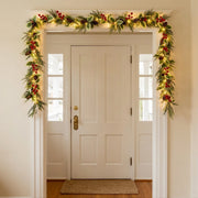 5.9FT Pre-Lit Christmas Greenery Garlands