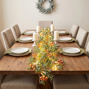 5.9FT Pre-Lit Snowy Berry Christmas Garland