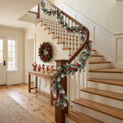 2-Piece 5.9FT Christmas Pine Garland Set