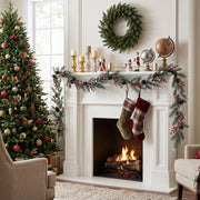 2-Piece 5.9FT Christmas Pine Garland Set