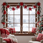 2-Piece 5.9FT Christmas Pine Garland Set