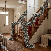 2-Piece 6.5FT Christmas Pine Garland Set
