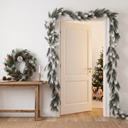 2-Piece 6.5FT Christmas Pine Garland Set