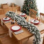 2-Piece 6.5FT Christmas Pine Garland Set