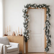 2-Piece 6.5FT Christmas Pine Garland Set