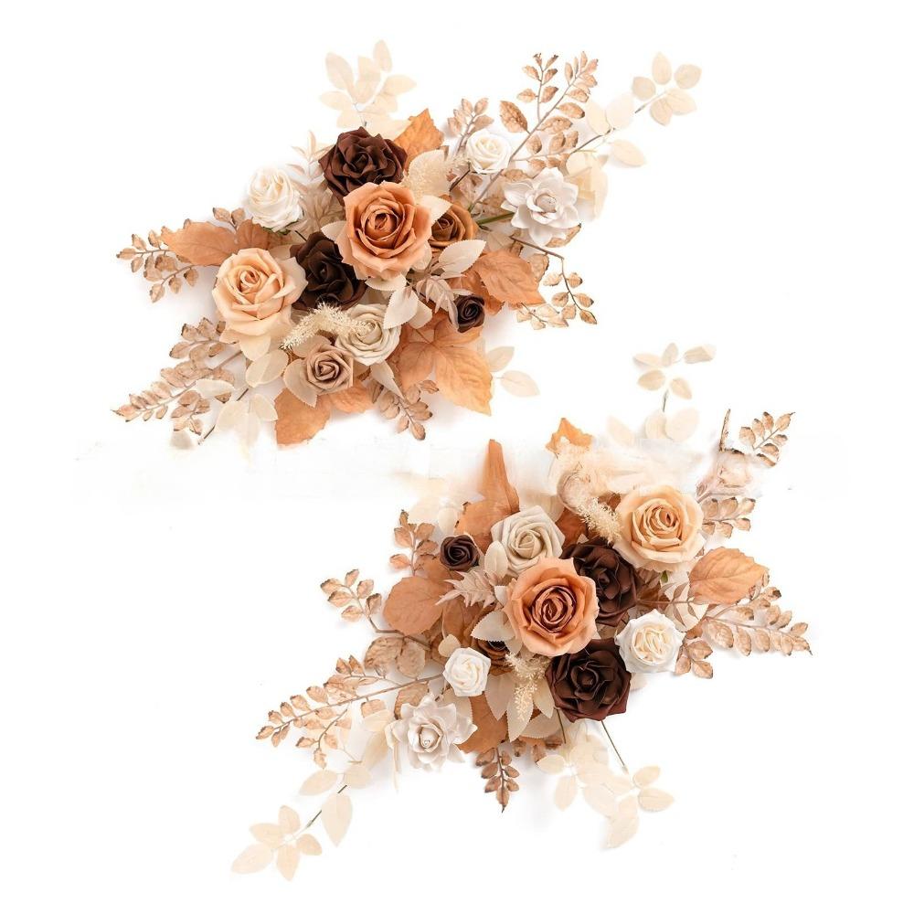 Dusty rose artificial flower garland swag wedding arch sweetheart table decor style L