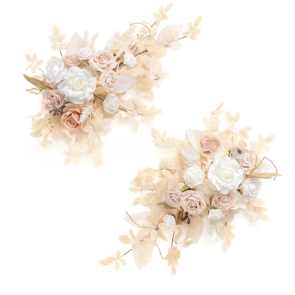 Dusty rose artificial flower garland swag wedding arch sweetheart table decor style M