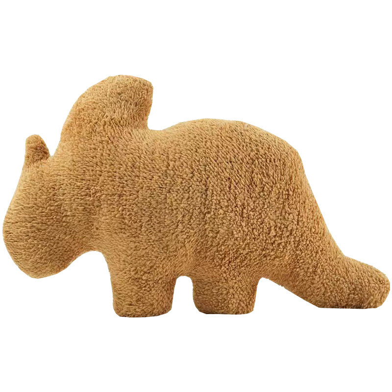 Soft & Cute Dino Nugget Plush Pad Pillow Large Dinosaur Chicken Nugget Room Decor for Boys & Girls