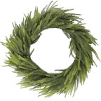 Soft rubber pine needle christmas decor bundle for wreath garland vine by IPOPU