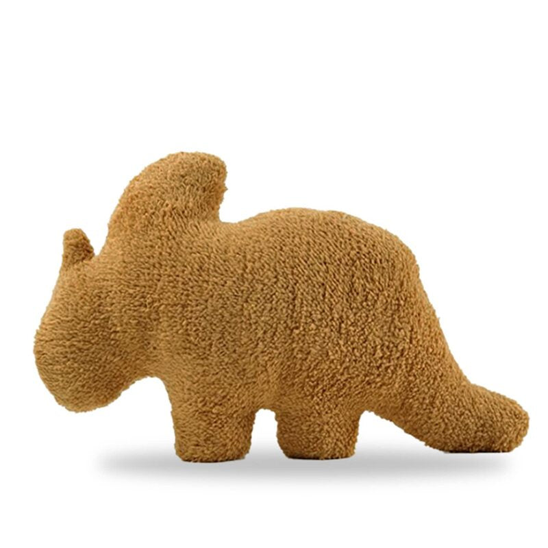 Soft & Cute Dino Nugget Plush Pad Pillow Large Dinosaur Chicken Nugget Room Decor for Boys & Girls