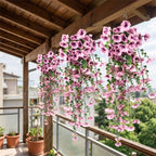 Hanging Artificial Potted Faux Eucalyptus Plants and Flowers for Modern Boho Farmhouse Bathroom Office Desk Wall Book Shelf Living Room Aesthetic Decor Indoor