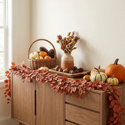 Artificial Fall Leaf & Berry Garland Set of 2 – 200cm
