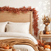 Artificial Fall Leaf & Berry Garland Set of 2 – 200cm