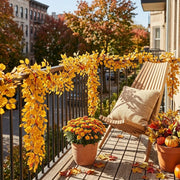 Artificial Fall Leaf & Berry Garland Set of 2 – 200cm