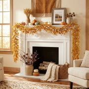 Artificial Fall Leaf & Berry Garland Set of 2 – 200cm