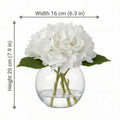 Hydrangea Flowers In Vase for modern wedding decor by IPOPU