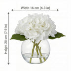 Hydrangea Flowers In Vase for modern wedding decor by IPOPU