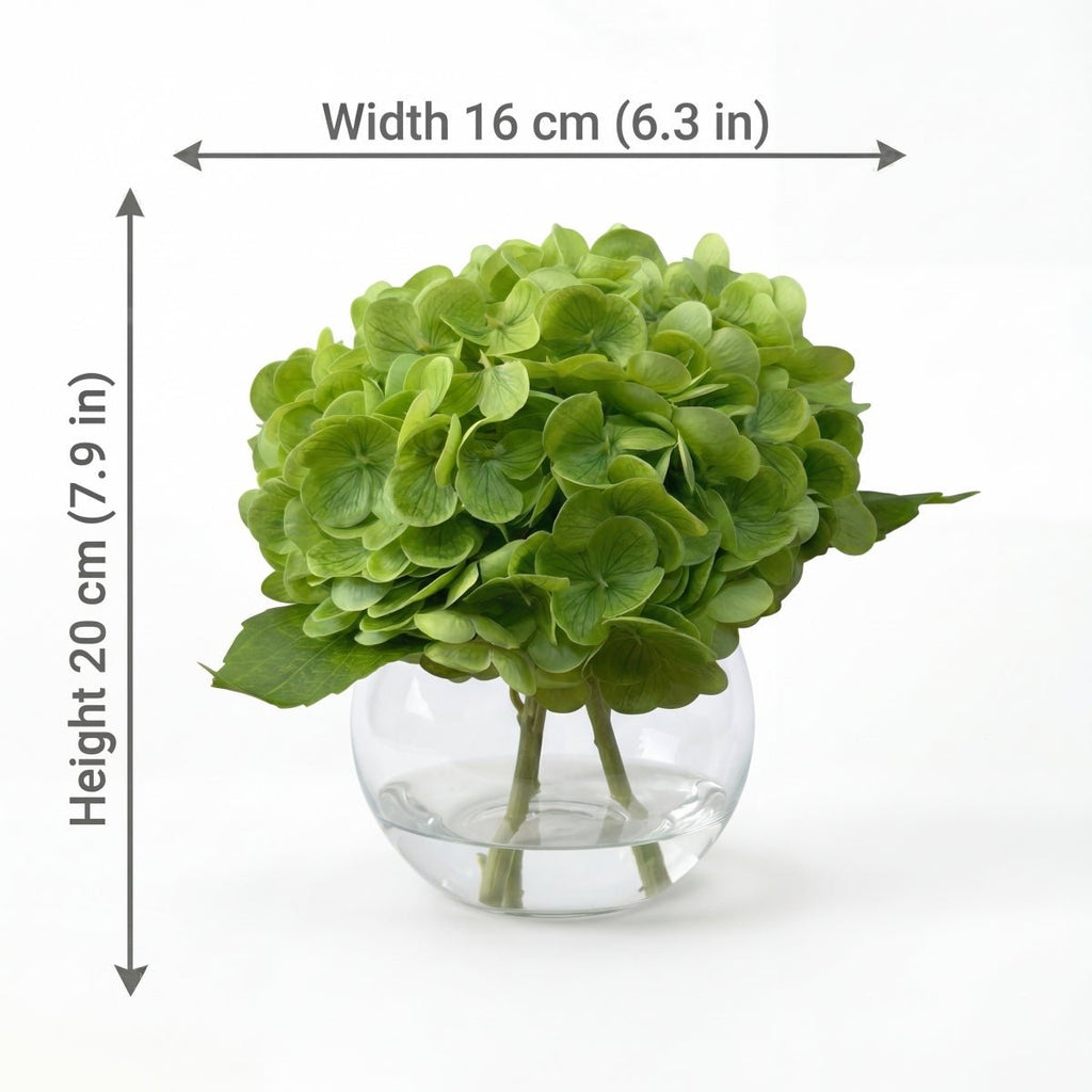 Hydrangea Flowers In Vase for modern wedding decor by IPOPU