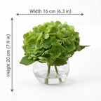 Hydrangea Flowers In Vase for modern wedding decor by IPOPU