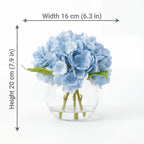 Hydrangea Flowers In Vase for modern wedding decor by IPOPU