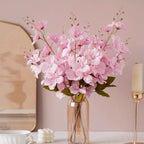 Magnolia blossom stems set of 3 bundle for silk faux flowers by IPOPU