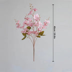 Collection of magnolia blossom stems set of 3 for silk faux flowers by IPOPU