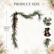Artificial Pine Eucalyptus Garland – Christmas Mantel, Staircase & Table Decor