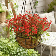 Artificial Red Baby's Breath Stems – Faux Gypsophila 10pcs
