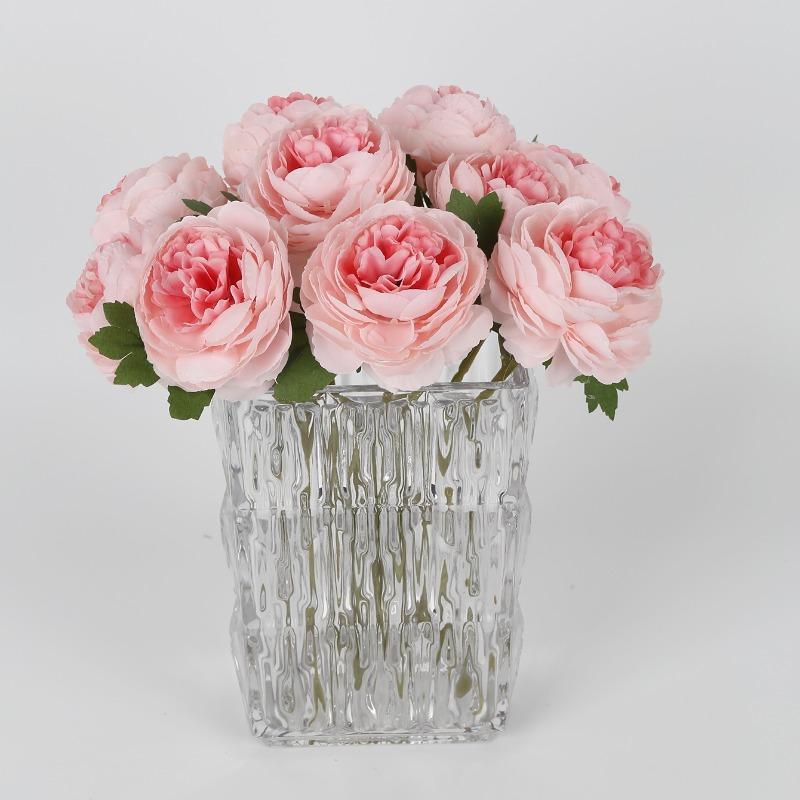 Detail of rose bouquet 10pcs for realistic faux roses by IPOPU
