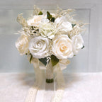 Rose bridal bouquet bundle for french vintage boho by IPOPU