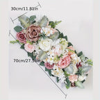 Rose Flower Row Panel for modern wedding decor by IPOPU