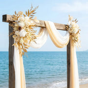 Artificial Rose Arch Swag for Wedding – Set of 2