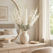 Artificial White Delphinium Stems – Set of 2