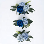 Cake Topper Flowers | 3PCS Pre-Made Floral Cake Decorations for Wedding Birthday Baptism Baby Shower