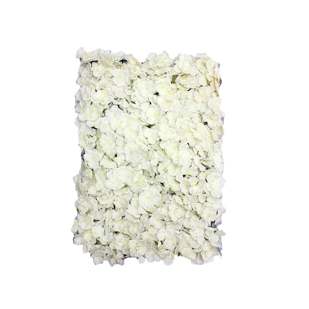 Beige artificial hydrangea flower mat DIY wedding backdrop wall party home decor