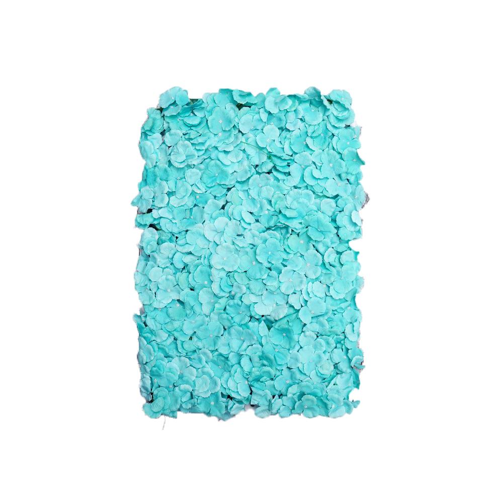 Blue artificial hydrangea flower mat DIY wedding backdrop wall party home decor