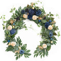 Blue artificial floral sphere centerpiece for wedding table party home display ornament decor