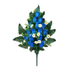 Cemetery flowers memorial rose bouquets with arranged for gravesite decoration by IPOPU