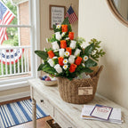 Cemetery flowers memorial rose bouquets with arranged for gravesite decoration by IPOPU